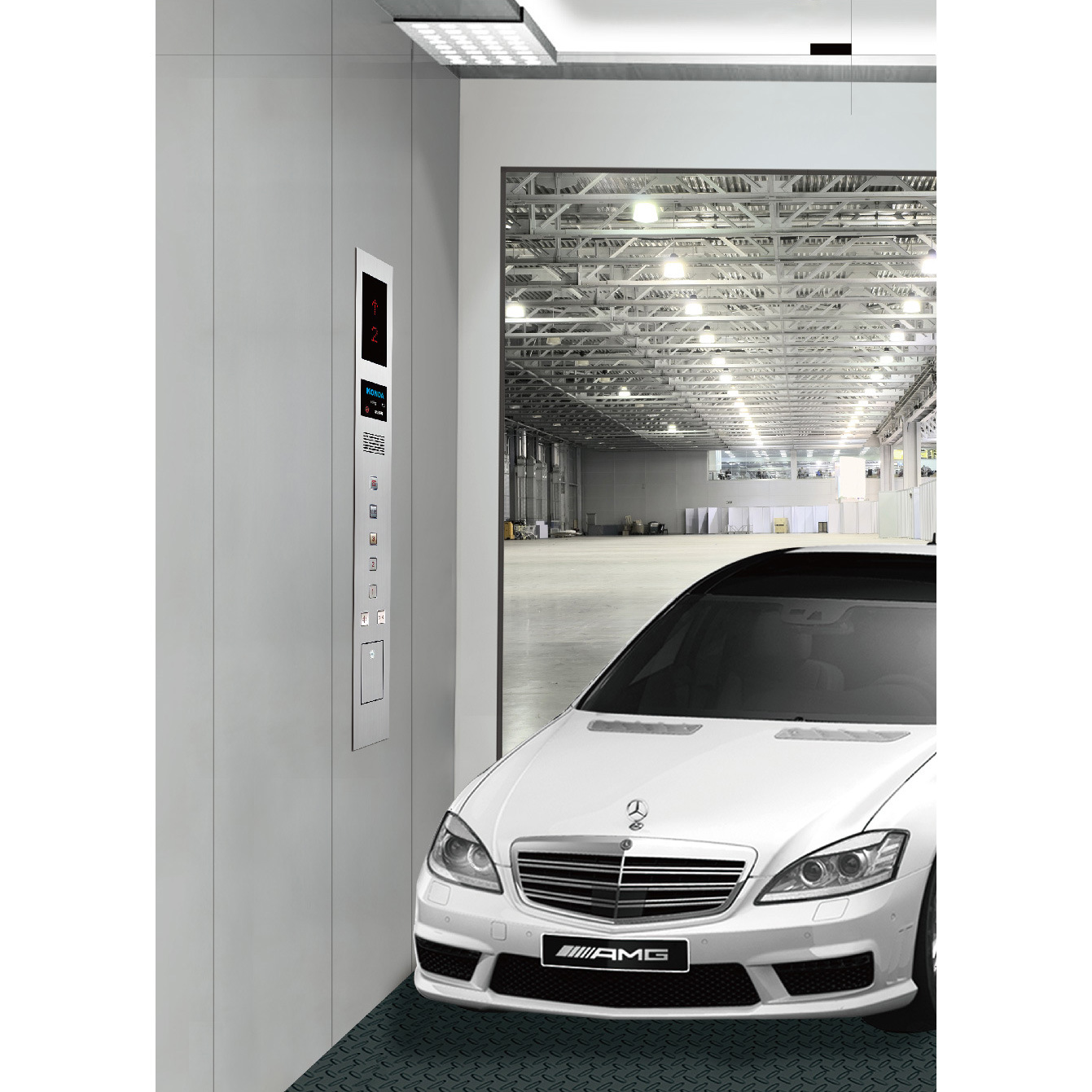 汽車電梯（tī）效果圖